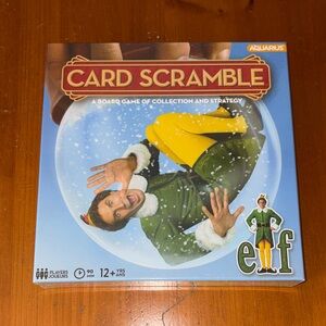 Buddy the Elf Card Scramble Collection & Strategy Board Game Aquarius New Sealed